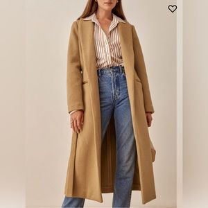 Reformation coat size small!